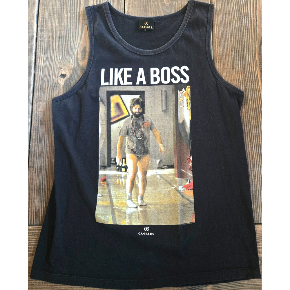 Caesars Palace The Hangover Mens Tank Top Medium Black Las Vegas Like A Boss Tee